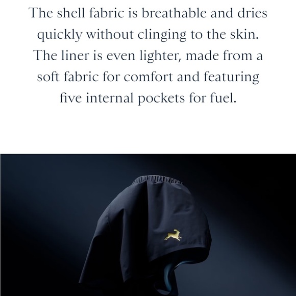 Women’s Tracksmith Navy Strata Short - Picture 9 of 9